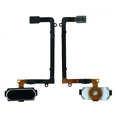 For Samsung Galaxy S6 Edge - Replacement Home Button Fingerprint Reader - Black