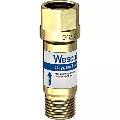 Torch Mount Oxygen Flashback Arrestor