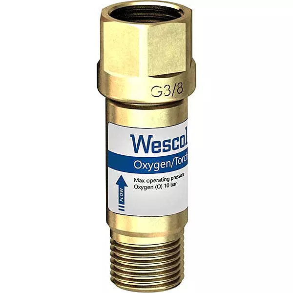 Torch Mount Oxygen Flashback Arrestor