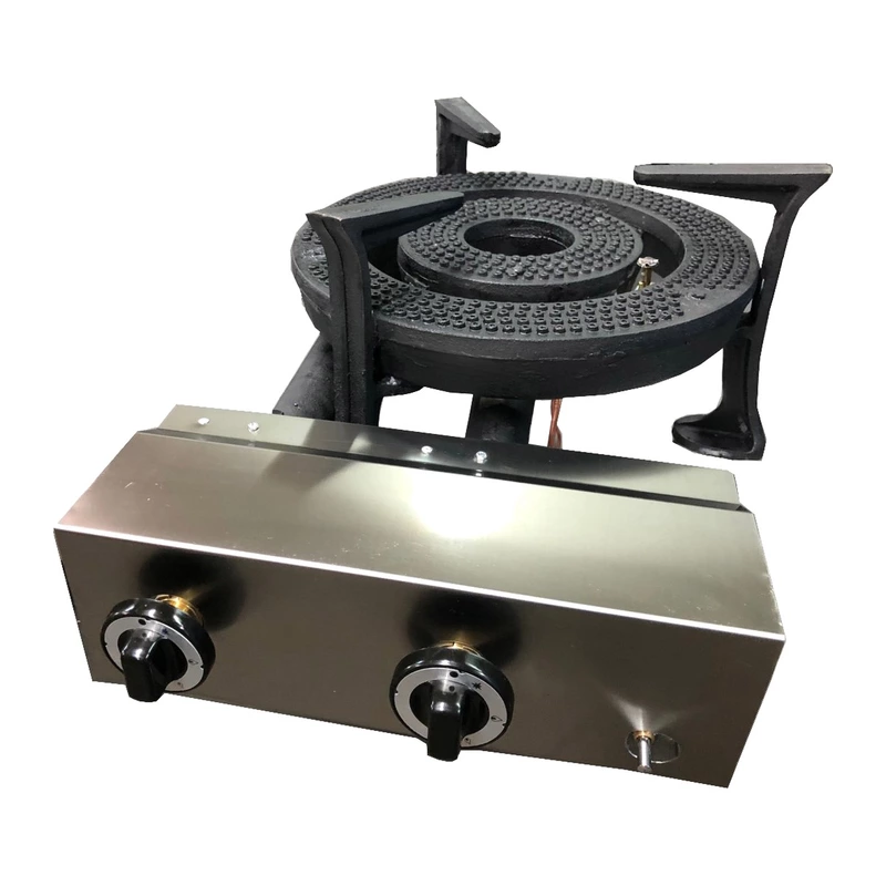 Fogón paellero a gas Cocinas Sala IEC-403-1 de 26 kW, quemador Ø 435 mm – detalle