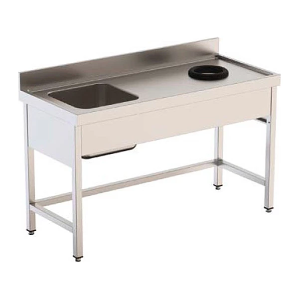 Fregadero con agujero de desbroce derecha 140x60 Savemah FI6DESB 1400 1ED