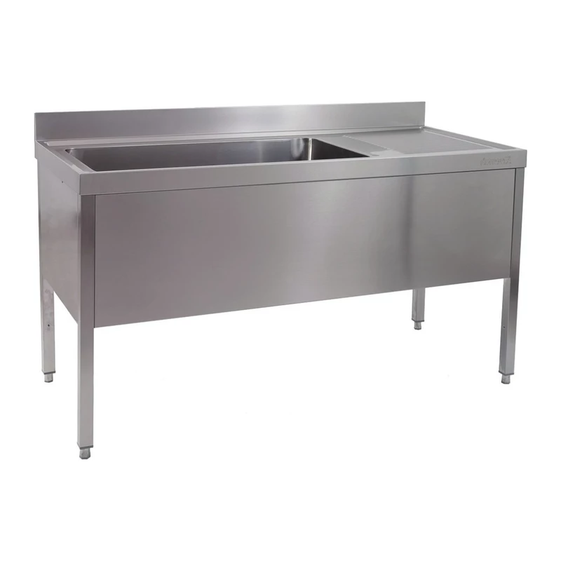 Fregadero gran capacidad con bastidor y escurridor derecha 160x70 Savemah FI7GCB 1600 1ED