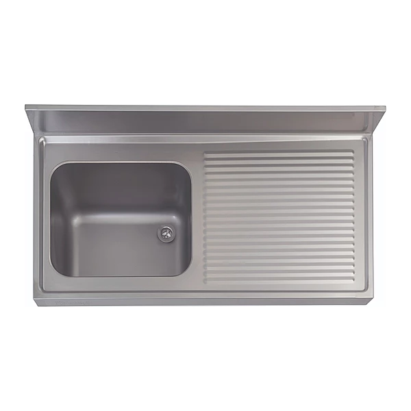 Fregadero gran capacidad sin bastidor y escurridor derecha 160x70 Savemah FI7GC 1600 1ED