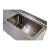 Fregadero gran capacidad sin bastidor y escurridor izquierda 160x70 Savemah FI7GC 1600 1EI