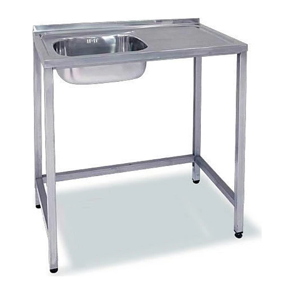 Fregadero semi-industrial con bastidor escurridor derecha 100x50 Savemah FSI-1000-D