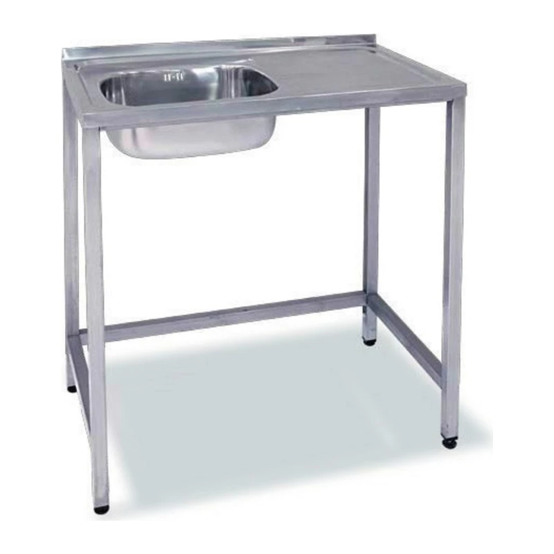 Fregadero semi-industrial con bastidor escurridor derecha 100x50 Savemah FSI-1000-D