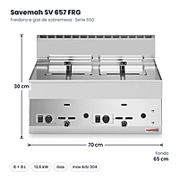 Medidas Savemah SV 657 FRG: 70 x 65 x 30 cm