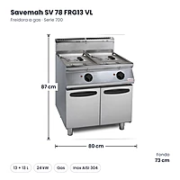 Medidas Savemah SV 78 FRG13 VL: 80 x 73 x 87 cm