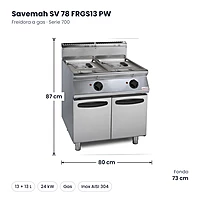 Medidas Savemah SV 78 FRGS13 PW: 80 x 73 x 87 cm