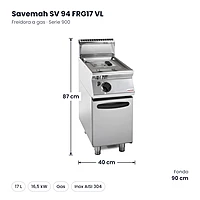 Medidas Savemah SV 94 FRG17 VL: 40 x 90 x 87 cm