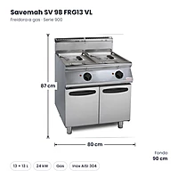Medidas Savemah SV 98 FRG13 VL: 80 x 90 x 87 cm