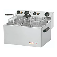 Freidora eléctrica de sobremesa 4+8 L Savemah FES-4+8LG