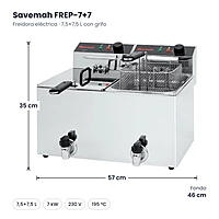 Medidas Savemah FREP-7+7: 57 x 46 x 35 cm
