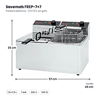 Medidas Savemah FREP-7+7: 57 x 46 x 35 cm