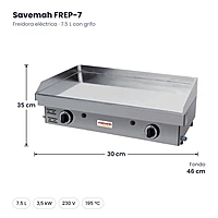 Medidas Savemah FREP-7: 30 x 46 x 35 cm