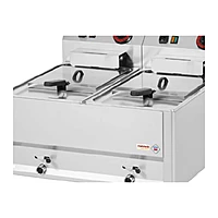 Freidora eléctrica de sobremesa 8+8 L Serie 600 Savemah FE-8+8 EL TRI