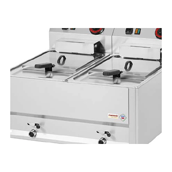 Freidora eléctrica de sobremesa 8+8 L Serie 600 Savemah FE-8+8 EL TRI