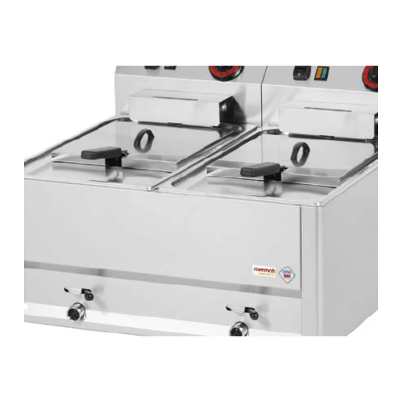 Freidora eléctrica de sobremesa 8+8 L Serie 600 Savemah FE-8+8 EL TRI