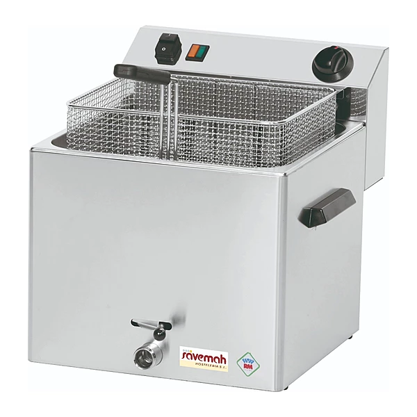 Freidora eléctrica de sobremesa 8 L Savemah FES-8LG TRI