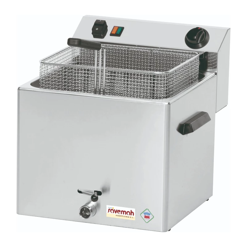 Freidora eléctrica de sobremesa 8 L Savemah FES-8LG TRI