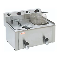 Freidora eléctrica potenciada 10+10 L Savemah FRE-10+10 PLG TRI