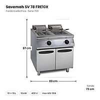 Medidas Savemah SV 78 FRE10X: 80 x 73 x 87 cm
