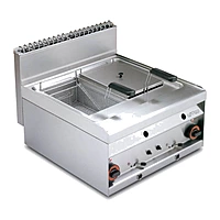 Freidora a gas Lotus FQ-6G de 2 cubas de 10 litros, serie 600