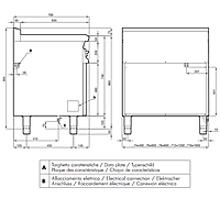 Freidora trifásica 18+18L con mueble 2 senos F2/18-78ET