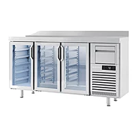 Frente mostrador refrigerado 147 cm 2 puertas de cristal Infrico FMPP 1500 CR