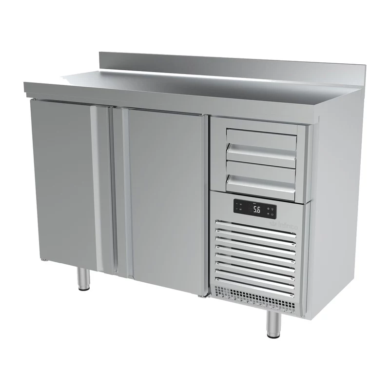 Frente mostrador refrigerado 147 cm 2 puertas inox Infrico FMPP 1500 II