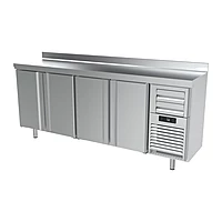 Frente mostrador refrigerado 245 cm 4 puertas inox Infrico FMPP 2500 II