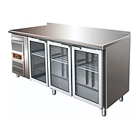 Frente mostrador refrigerado puertas de cristal Savemah FMNS-2000-CR