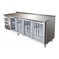Frente mostrador refrigerado puertas de cristal Savemah FMNS-2500-CR