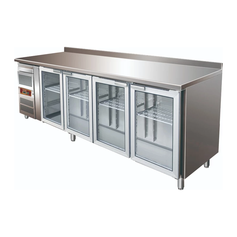 Frente mostrador refrigerado puertas de cristal Savemah FMNS-2500-CR