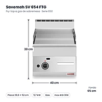 Medidas Savemah SV 654 FTG: 40 x 65 x 30 cm