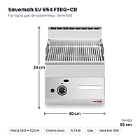 Medidas Savemah SV 654 FTRG-CR: 40 x 65 x 30 cm