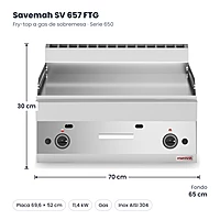 Medidas Savemah SV 657 FTG: 70 x 65 x 30 cm