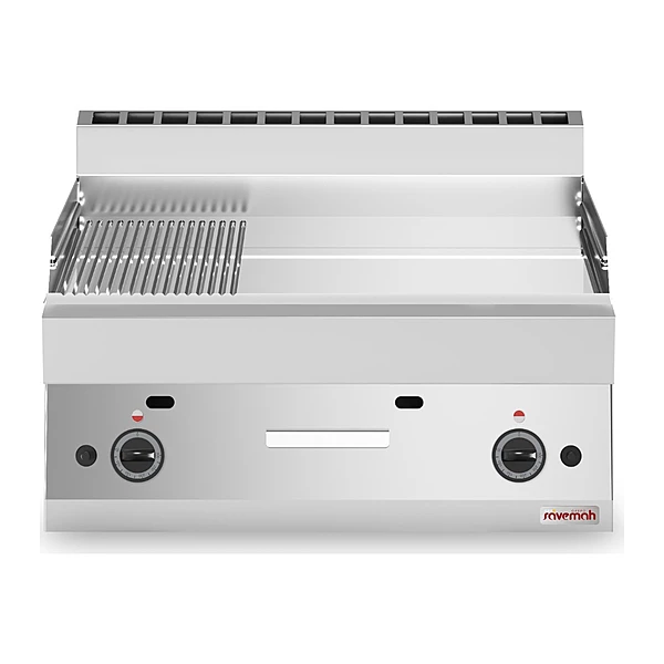 Fry-top a gas sobremesa Savemah SV 657 FTRG-CR