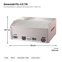 Medidas Savemah FEL-2 C TRI: 66 x 54.2 x 29.7 cm