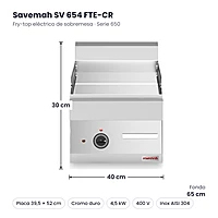 Medidas Savemah SV 654 FTE-CR: 40 x 65 x 30 cm