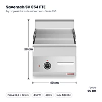Medidas Savemah SV 654 FTE: 40 x 65 x 30 cm