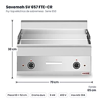 Medidas Savemah SV 657 FTE-CR: 70 x 65 x 30 cm