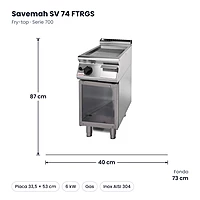 Medidas Savemah SV 74 FTRGS: 40 x 73 x 87 cm