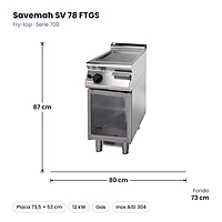 Medidas Savemah SV 78 FTGS: 80 x 73 x 87 cm