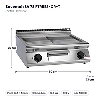 Medidas Savemah SV 78 FTRRES-CR-T: 80 x 73 x 25 cm