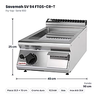 Medidas Savemah SV 94 FTGS-CR-T: 40 x 90 x 25 cm