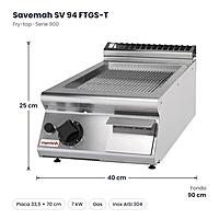 Medidas Savemah SV 94 FTGS-T: 40 x 90 x 25 cm