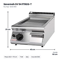 Medidas Savemah SV 94 FTRGS-T: 40 x 90 x 25 cm