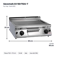 Medidas Savemah SV 98 FTGS-T: 80 x 90 x 25 cm