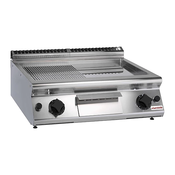 Fry-top a gas sobremesa Savemah SV 98 FTRGS-CR-T